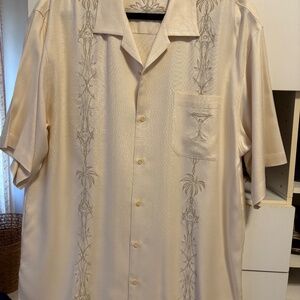 Men's Tommy Bahama short sleeve silk camp shirt